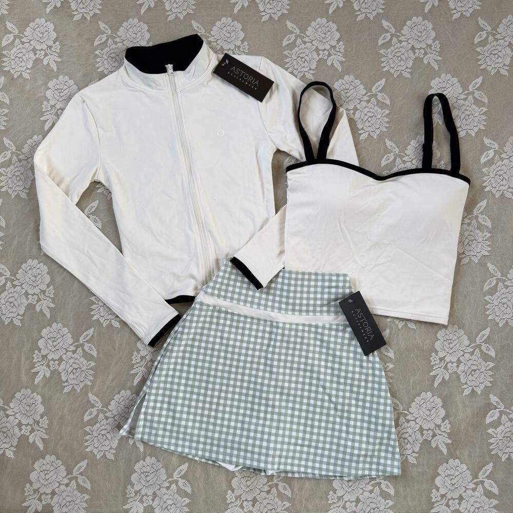 Astoria Activewear 3 Piece Tennis Set Size M